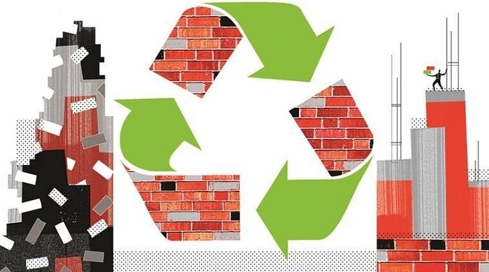 Reciclare deșeuri din construcții
